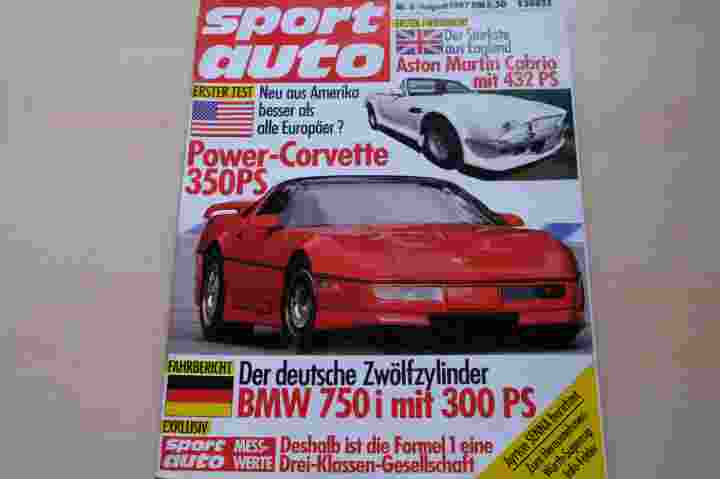 Deckblatt Sport Auto (08/1987)